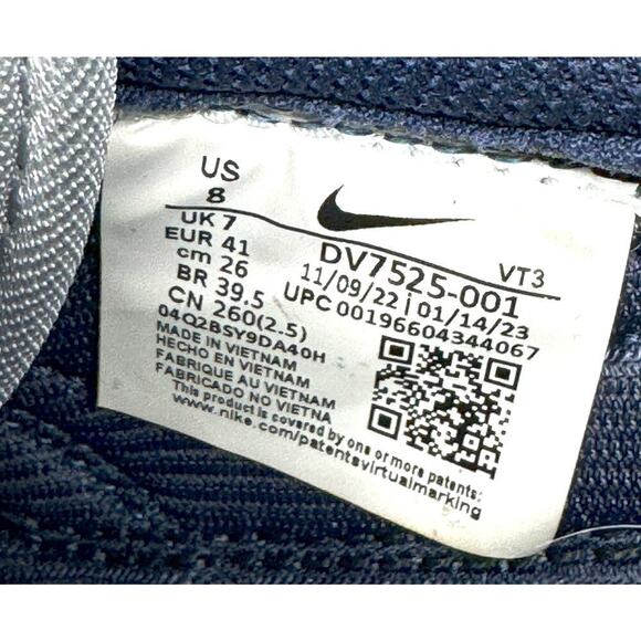 Nike Men's AIR MAX 1 '86 PRM, Smoke Grey/Diffused Blue, Size 8 - Picture 7 of 7